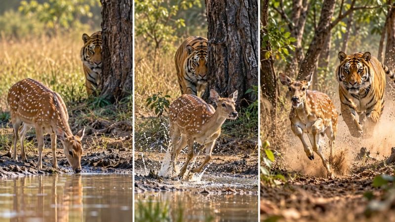 HYPER-REAL WILDLIFE PREDATOR NEAR-MISS ENGINE
