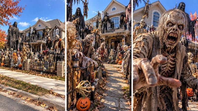 HYPER-REAL AMERICAN HALLOWEEN EXTREME HOUSE WALKTHROUGH ENGINE