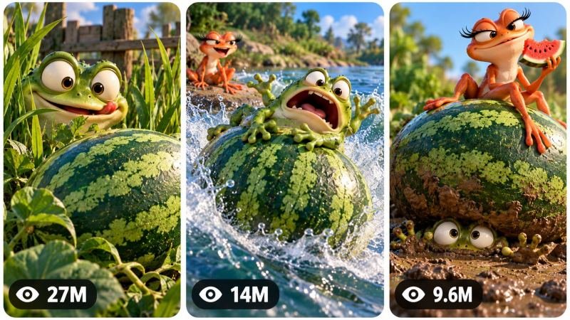 30 sec 🐸 FROG VIRAL 3D ANIMAL COMEDY — ULTRA MASTER PROMPT
