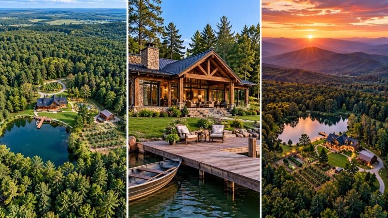 PRIVATE DREAM HOMESTEAD / LUXURY RURAL ESTATE CONTENT ENGINE